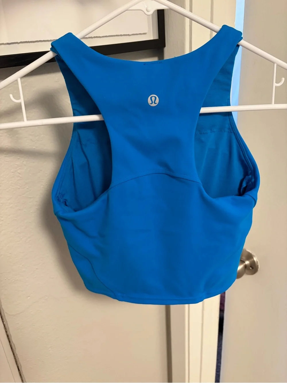 lululemon athletica Bright Blue High-Neck Crop Tank